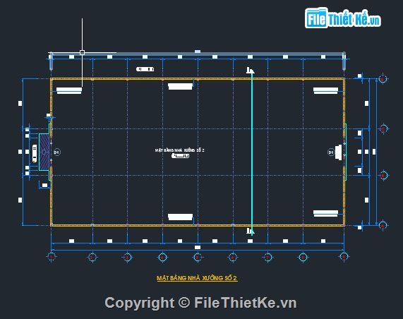 nhà xưởng,File cad nhà xưởng,bản vẽ nhà xưởng