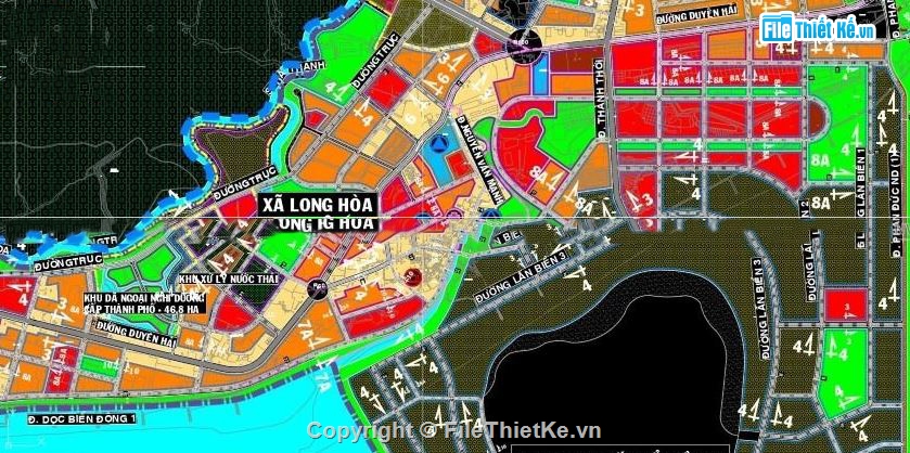 cad quy hoạch giao thông,giao thông huyện cần giờ,quy hoạch