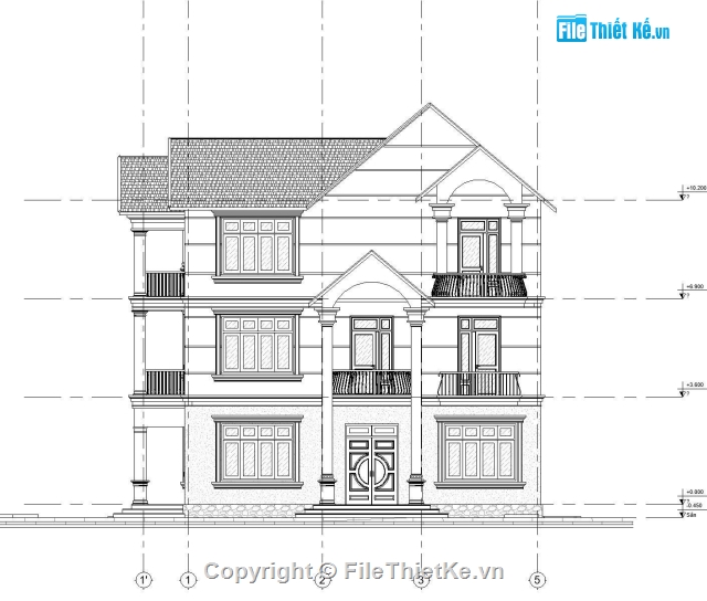 BIỆT THỰ FULL,3DSMAX BIỆT THỰ,BIỆT THỰ 10X18M,BIỆT THỰ 03 TẦNG