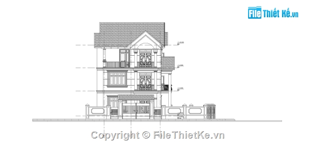 BIỆT THỰ FULL,3DSMAX BIỆT THỰ,BIỆT THỰ 10X18M,BIỆT THỰ 03 TẦNG