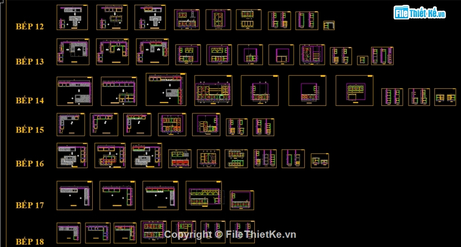 File cad,tủ bếp,file cad bếp,cad tủ bếp