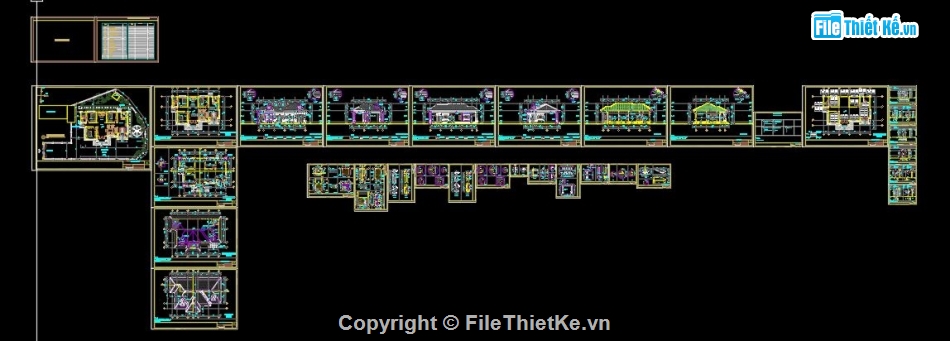 kiến trúc mái nhật 1 tầng,biệt thự tân cổ điển,mẫu biệt thự 1 tầng,bản vẽ biệt thự đẹp