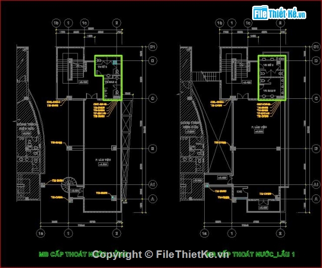 cấp thoát nước,bản vẽ cấp thoát nước,sơ đồ thoát nước,thoát nước nhà dân dụng