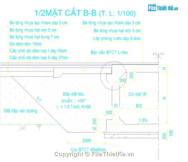 chi tiết cống hộp 4x6m,cống hộp 4x6,thiết kế cống hộp,bản vẽ cống hộp