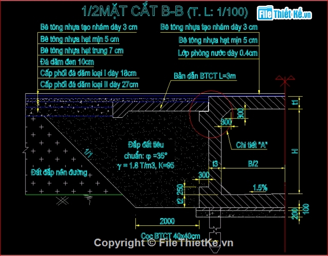 chi tiết cống hộp 4x6m,cống hộp 4x6,thiết kế cống hộp,bản vẽ cống hộp