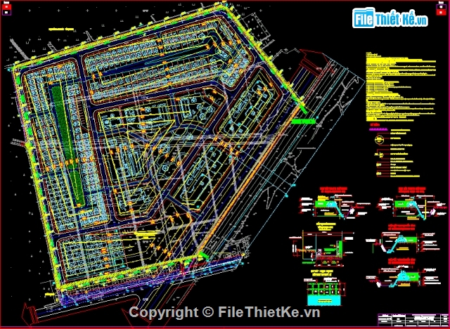 Bản vẽ san nền +kè mương,thiết kế kè mương,thiết kế san nền