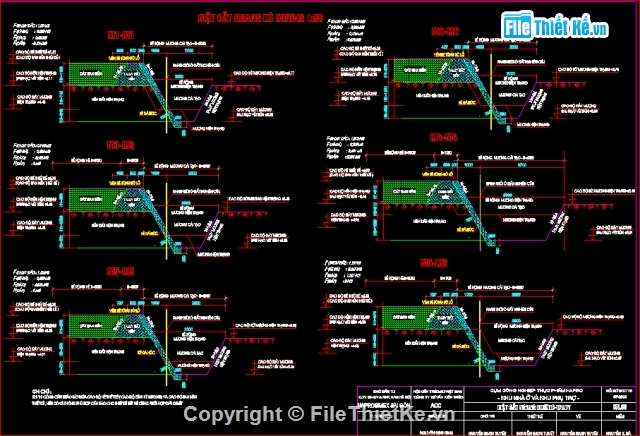 Bản vẽ san nền +kè mương,thiết kế kè mương,thiết kế san nền