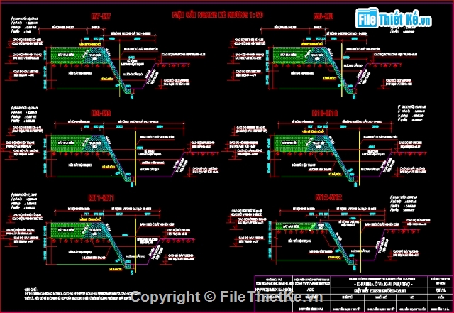 Bản vẽ san nền +kè mương,thiết kế kè mương,thiết kế san nền