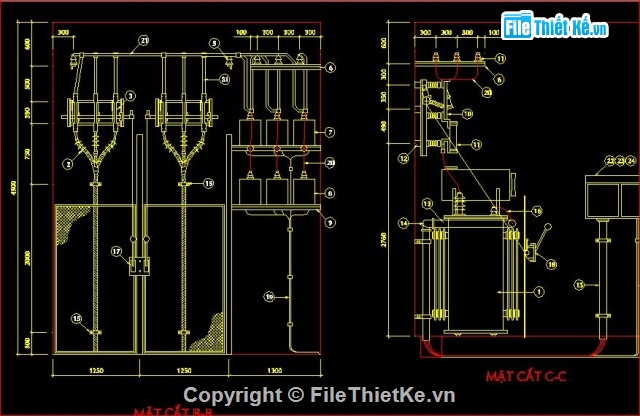 Trạm biến áp,xây dựng trạm biến áp,bản vẽ trạm biến áp