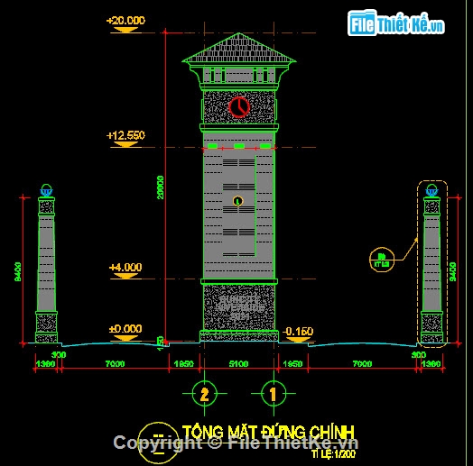 cổng chào khu du lịch,Cổng chính khu du lịch,Cổng chào khu du lịch sinh thái,bản vẽ cổng đô thị