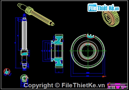 thiết kế cad ô tô,hộp số cơ khí,cơ khí ô tô,thiết kế cầu sau