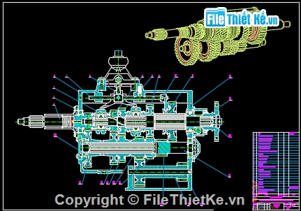 thiết kế cad ô tô,hộp số cơ khí,cơ khí ô tô,thiết kế cầu sau
