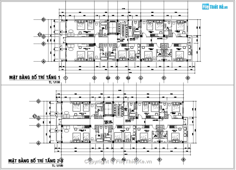 File cad thiết kế khách sạn,bản vẽ khách sạn mini,thiết kế khách sạn 3 sao đẹp,bản vẽ khách sạn đẹp,thiết kế khách sạn đẹp