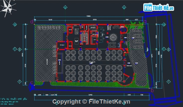 khách sạn 4 tầng,bản vẽ nhà hàng,thiết kế khách sạn,bản vẽ khách sạn,kiến trúc khách sạn