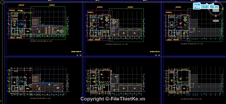 Autocad trụ sở làm việc,Thiết kế trụ sở làm việc,Cad trụ sở làm việc 16x18.5m,Bản vẽ trụ sở làm việc