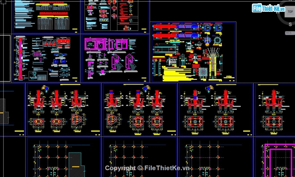 Autocad trụ sở làm việc,Thiết kế trụ sở làm việc,Cad trụ sở làm việc 16x18.5m,Bản vẽ trụ sở làm việc