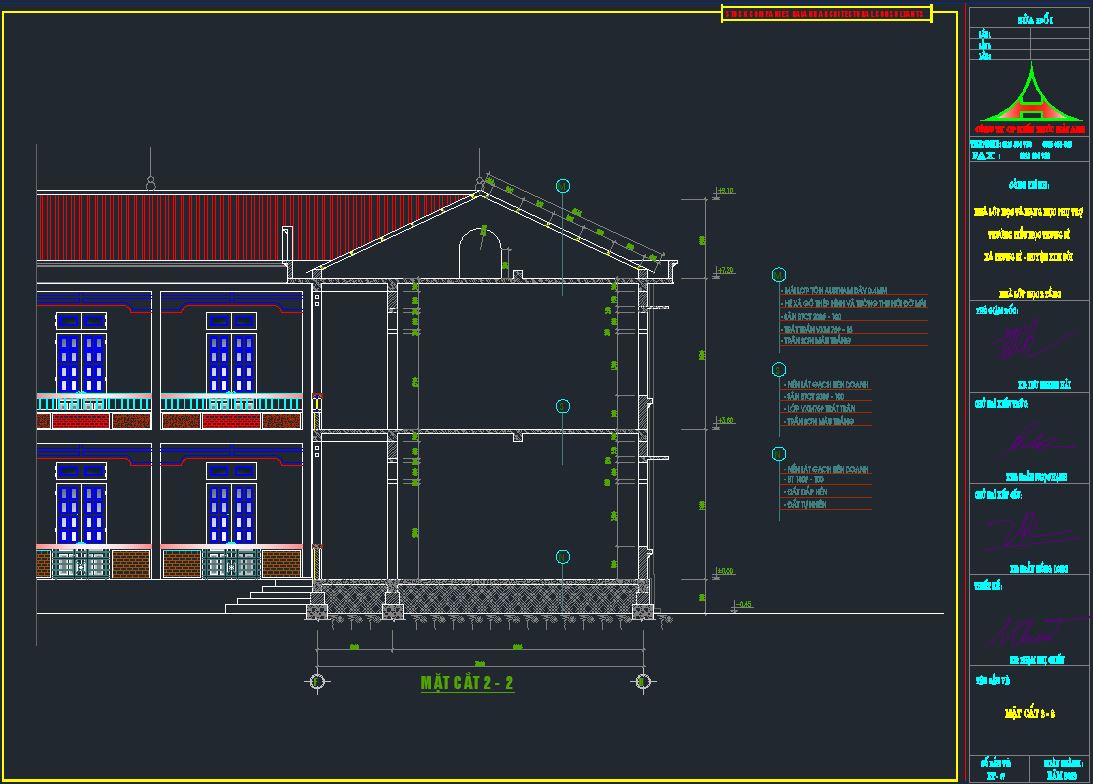 File cad,Thiết kế kiến trúc,trường học,Thiết kế trường học,kết cấu,kết cấu lớp học