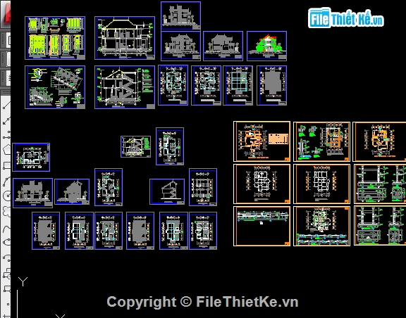 kiến trúc biệt thự,cad biệt thự,Bản vẻ thiết kế kiến trúc biệt thự,Bản vẽ kiến trúc biệt thự,kiến trúc biệt thự đẹp,biệt thự 11 x 23m