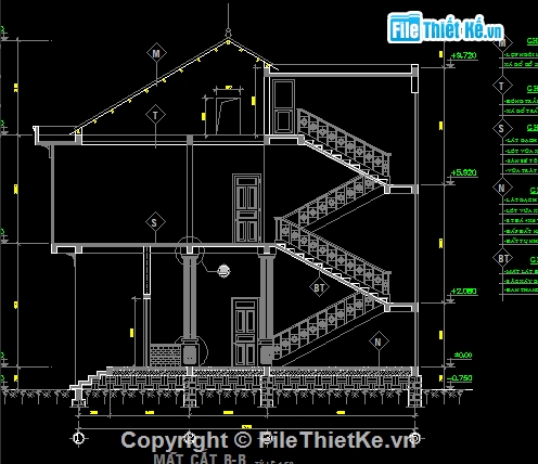 kiến trúc biệt thự,cad biệt thự,Bản vẻ thiết kế kiến trúc biệt thự,Bản vẽ kiến trúc biệt thự,kiến trúc biệt thự đẹp,biệt thự 11 x 23m