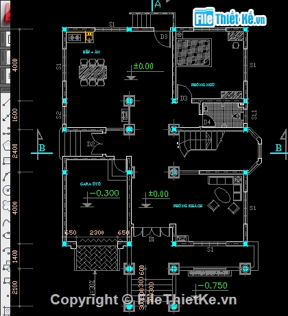 kiến trúc biệt thự,cad biệt thự,Bản vẻ thiết kế kiến trúc biệt thự,Bản vẽ kiến trúc biệt thự,kiến trúc biệt thự đẹp,biệt thự 11 x 23m