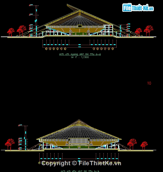 File thiết kế,File cad thiết kế,Bản vẽ kiến trúc sân vận động,sân vận động