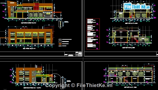 trung tâm văn hóa,file cad trung tâm,kiến trúc  nhà văn hóa,kiến trúc khu trung tâm,trung tâm văn hóa huyện,bản vẽ cad trung tâm văn hóa việt nam - pháp