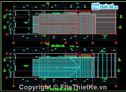 nhà phố 3 tầng 6x18.5m,nhà phố tân cổ điển,kiến trúc nhà phố,File cad nhà phố,File thiết kế nhà 3 tầng