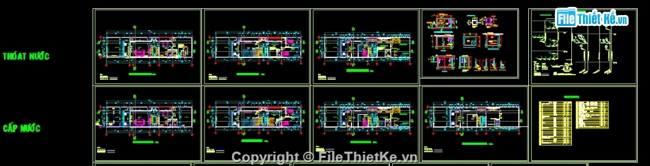 nhà phố 3 tầng 6x18.5m,nhà phố tân cổ điển,kiến trúc nhà phố,File cad nhà phố,File thiết kế nhà 3 tầng