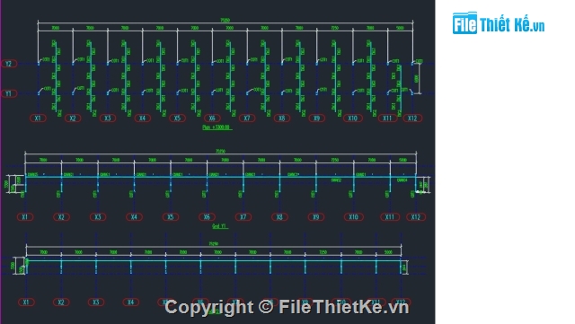 kết cấu thép,nhà để xe công ty,nhà để xe khung thép,thiết kế nhà để xe,nhà để xe nhân viên và khách