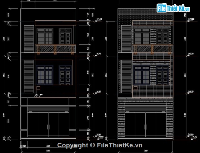 Thiết kế nhà phố,phối cảnh nhà,nhà mặt phố,nhà diện tích 5 x 20m