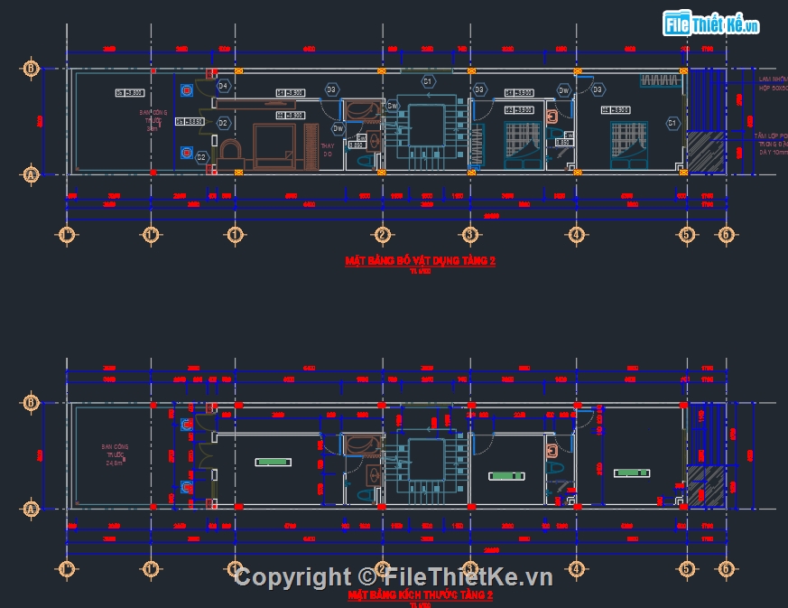 nhà phố 3 tầng,file cad nhà phố 3 tầng,nhà phố 3 tầng tân cổ điển