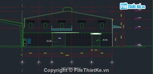 nhà xưởng,mẫu nhà xưởng,nhà kho phân xưởng,bản vẽ thiết kế nhà kho,thiết kế nhà xưởng