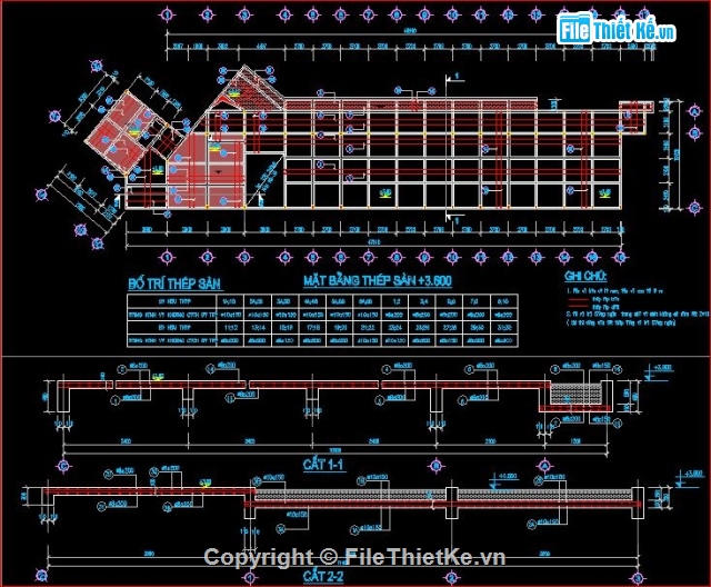 thiết kế sàn,kết cấu dầm,sàn 3 tầng