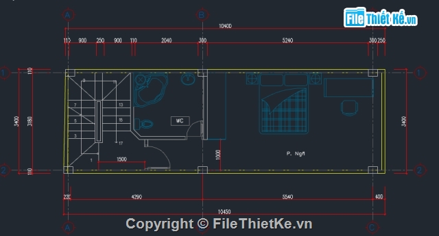 cad nhà phố,nhà gia đình,File thiết kế,nhà phố 5 tầng