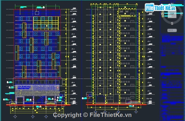 tòa nhà văn phòng 10 tầng,kiến trúc chung cư 10 tầng,bản vẽ chung cư 10 tầng,kiến trúc văn phòng,văn phòng báo thanh niên