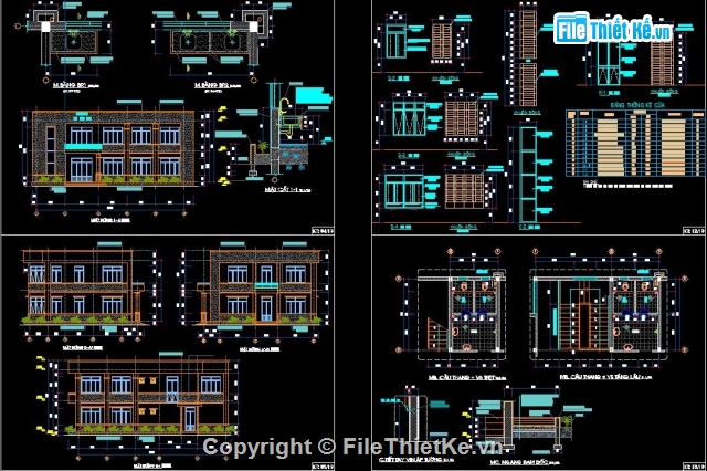 trạm y tế 2 tầng,trạm y tế,Cad trạm y tế