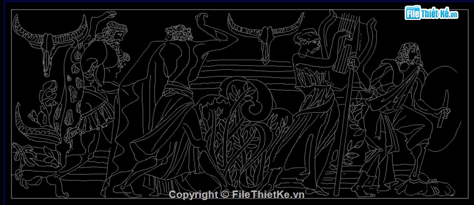 CNC tranh,File CNC tranh,tranh cắt CNC,CAD tranh hoa,cad tranh ảnh