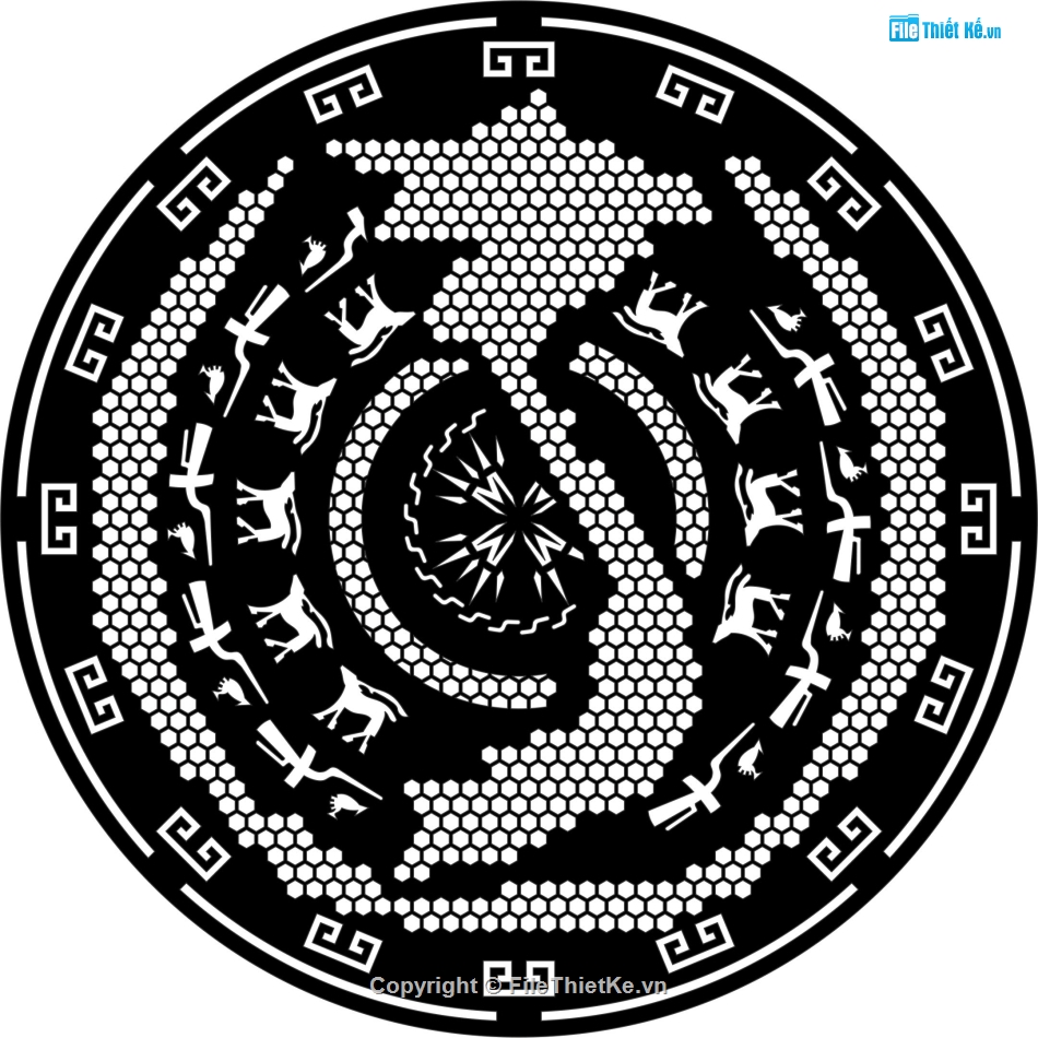 File cad trống đồng,trống đồng việt nam,trống đồng cnc