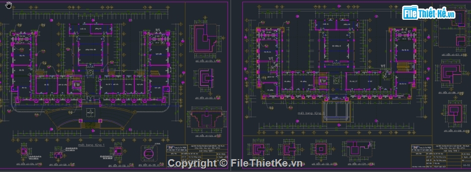 Trụ sở làm việc 2 tầng,file cad trụ sở làm việc,bản vẽ cad trụ sở huyện