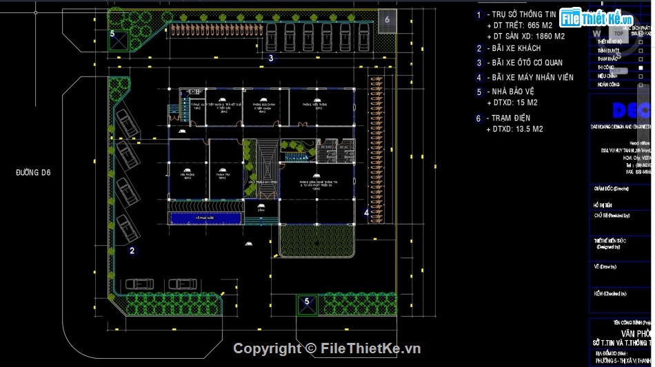 File cad sở thông tin,file cad trụ sở,trụ sở thông tin truyền thông,bản vẽ trụ sở làm việc,bản vẽ trụ sở