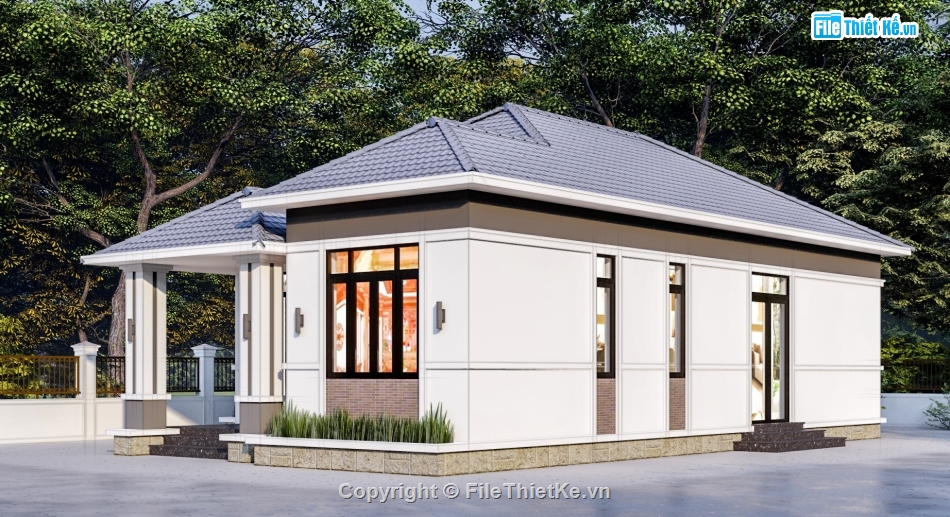biệt thự 1 tầng mái nhật,biệt thự 1 tầng file cad,autocad biệt thự 1 tầng,biệt thự 1 tầng file autocad,bản vẽ biệt thự 1 tầng