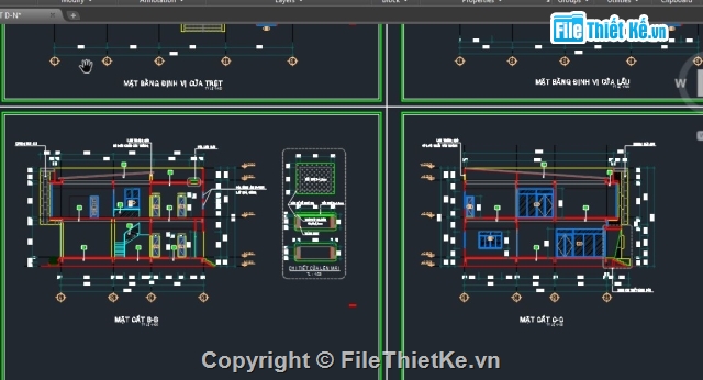 Văn phòng 2 tầng,Cad Văn phòng 2 tầng,bản vẽ nhà làm việc 2 tầng,Nhà làm việc 2 tầng