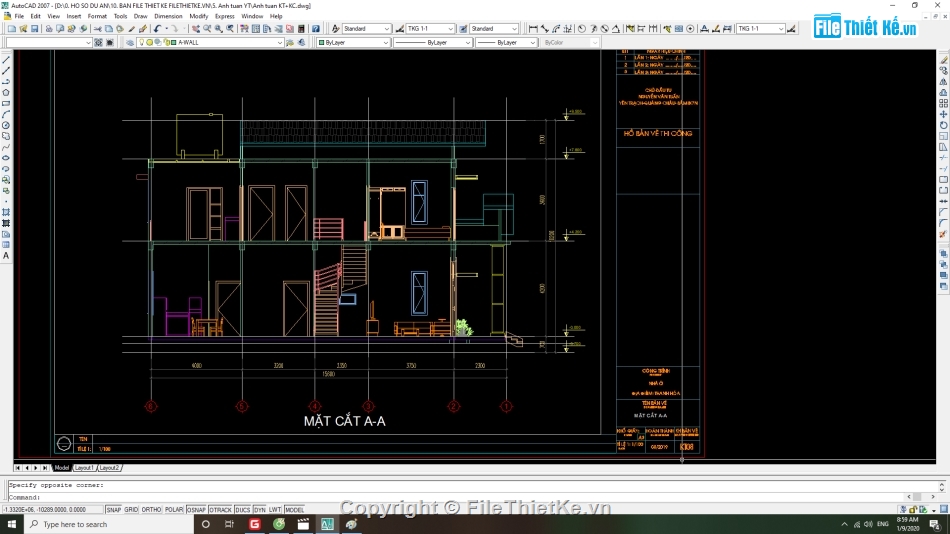 File cad nhà phố 2 tầng,biệt thự 2 tầng 6.2x15.6m,bản vẽ kiến trúc,bản vẽ kết cấu,hồ sơ xin cấp phép xây dựng