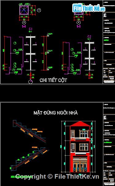 kết cấu nhà phố,nhà phố 5x18m,bản vẽ xin cấp phép,cấp phép nhà phố