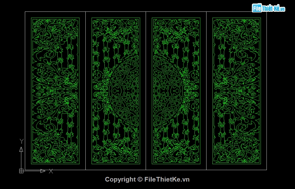hoa văn cửa CNC,CNC bộ cửa 4 cánh hoa văn,mẫu cửa 4 cánh CNC,CNC cửa 4 cánh đẹp,File CNC cửa,CNC cửa hoa văn