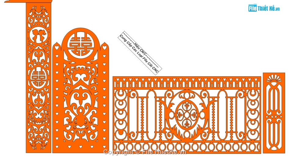 Cổng + Hàng rào,Cổng CNC,cổng đám cưới,CNC mẫu hàng rào đám cưới,cnc cổng đám cưới