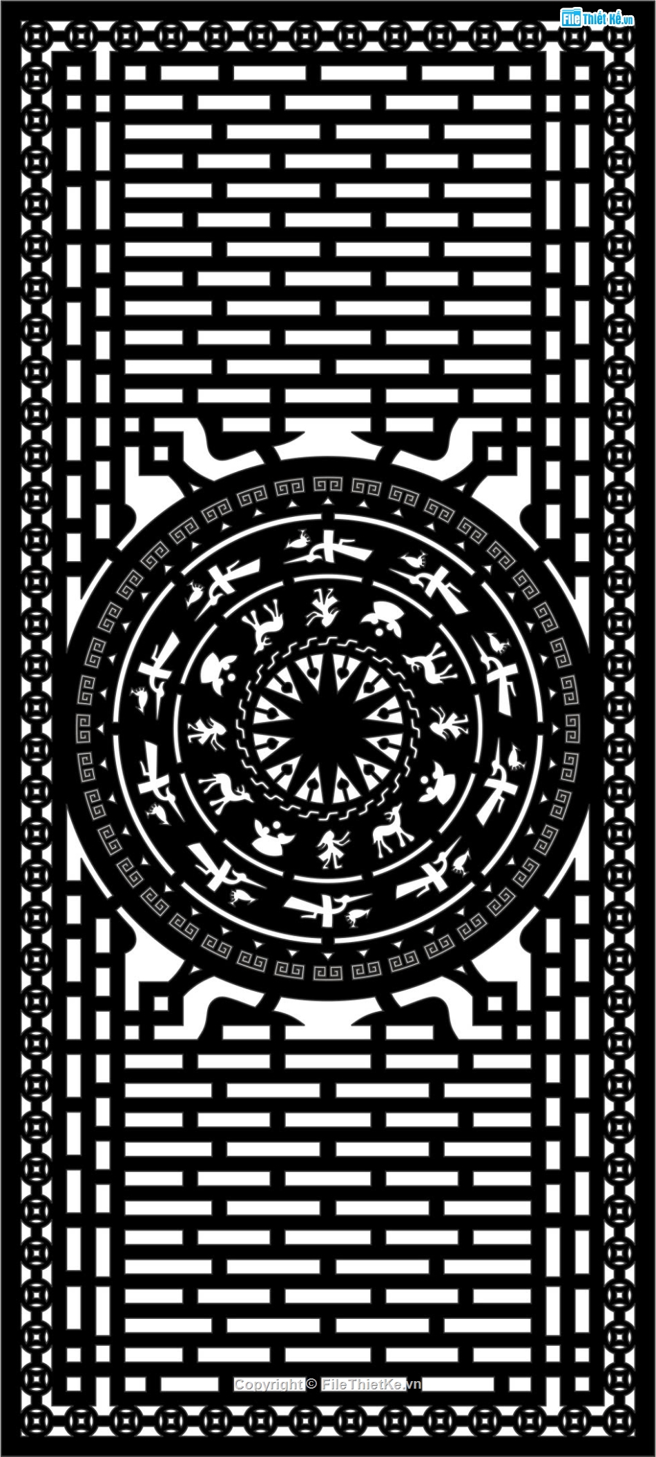 cắt cnc trống đồng,File hàng rào cnc,hàng rào cắt cnc