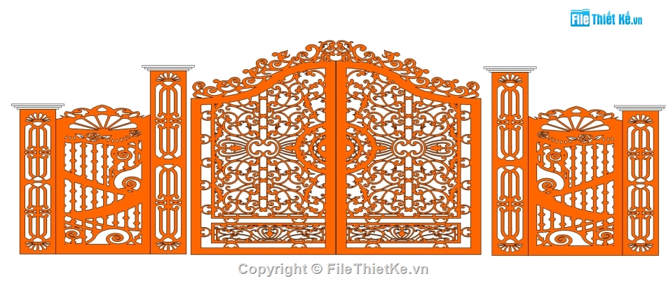 cửa 2 cánh CNC,File CNC cửa,cổng 2 cánh CNC đẹp