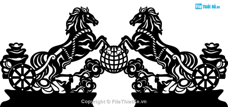 file cắt cnc ngựa,ngựa cnc,ngựa chở vàng