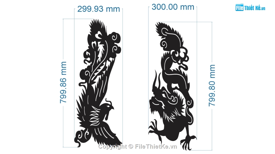 rồng phượng,file cnc rồng phượng,mẫu cnc rồng phượng,cnc rồng phượng
